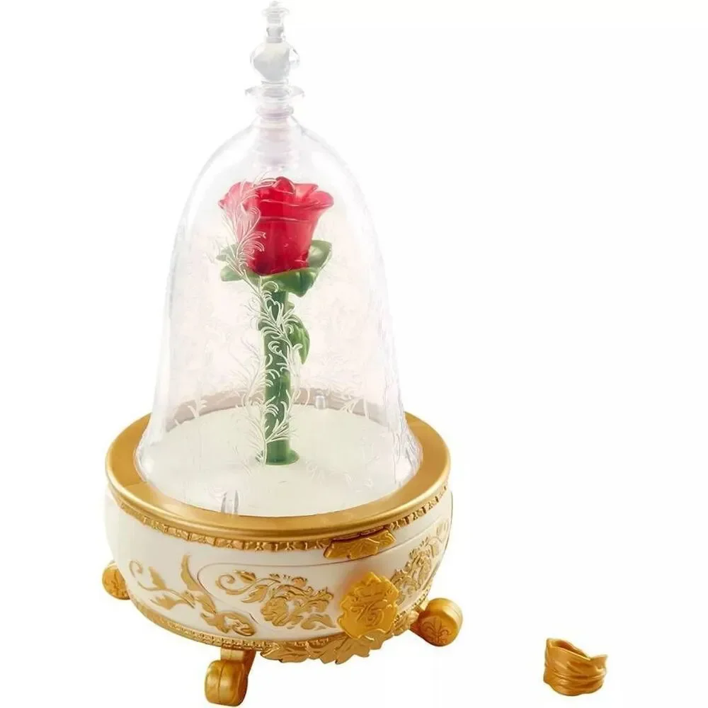 🩵Disney Beauty & the Beast Enchanted Rose Jewelry Box